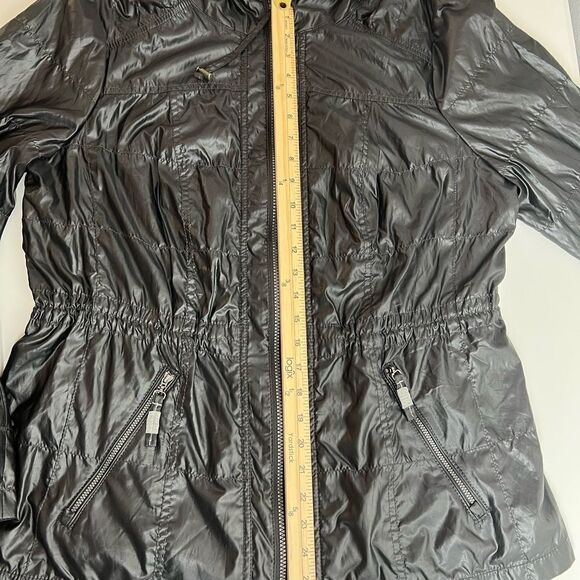 Bonita Stronger as One Jacket Black Foil size 46EU/XL US NWOT Windbreaker - Picture 8 of 13